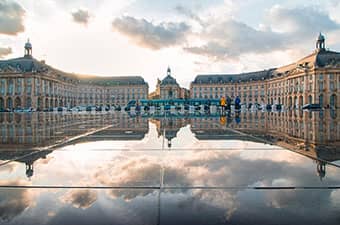 Vue de la ville de Bordeaux