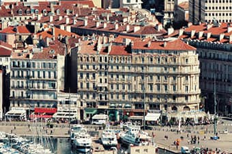 Vue de la ville de Marseille