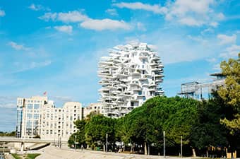 Vue de la ville de Montpellier