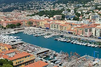 Vue de la ville de Nice